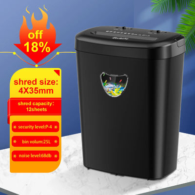 CD228P-12 ETL 認定 25L 重用事務用紙細分機 68 DB 騒音レベル 横切断