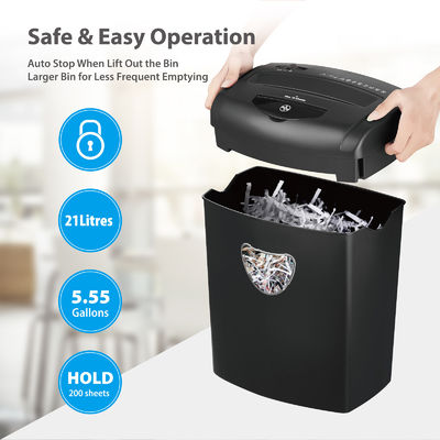 家庭用紙の細工機 21L 低騒音CD218p-10 細工CDクレジットカード機能