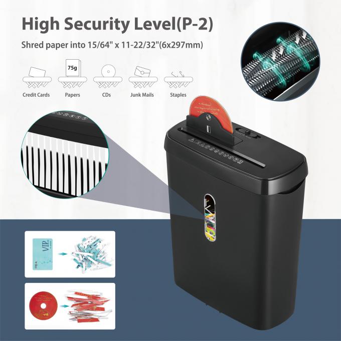 SD108P ストライプカード 8 枚のA4 CD クレジットカード 紙 細分機 オフィス用 ホーム 細分機 2