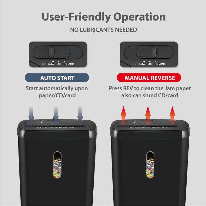 SD108P ストライプカード 8 枚のA4 CD クレジットカード 紙 細分機 オフィス用 ホーム 細分機 3