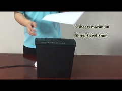 S606B ストライプ切断紙粉砕機 6.8mm粉砕サイズ 5枚のA4